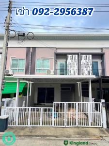 For RentTownhousePathum Thani,Rangsit, Thammasat : #For rent, 3-bedroom townhome, modern style, luxuriously decorated!! The Trust Townhome Rangsit-Klong 1: The Trust Townhome Rangsit-Klong 1 #Rent only 18,000-.month!!! #5 minutes from Future, near the main road, fully furnished!