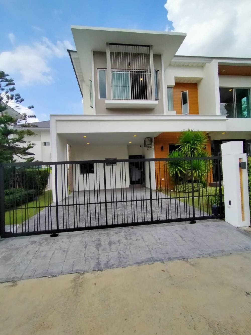 For RentHouseChaengwatana, Muangthong : Single house for rent, Perfect Masterpiece Chaengwattana project, next to SISB International School, Nonthaburi.