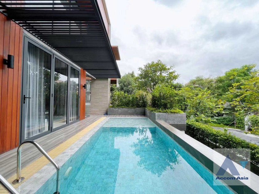 For RentHouseSathorn, Narathiwat : Private Swimming Pool | 4 Bedrooms House for Rent in Sathorn, Bangkok near BTS Sala Daeng - MRT Khlong Toei at Anina Villa Sathorn-Yenakart (AA35551)