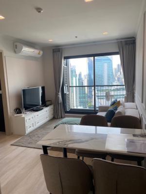 For RentCondoWitthayu, Chidlom, Langsuan, Ploenchit : ⚡️For rent ⚡️Best Price 50,000฿ 2 BR 2Bath Size 63 sq.m 34th floor, very beautiful room, Life ๑ Wireless (Life One Wireless)