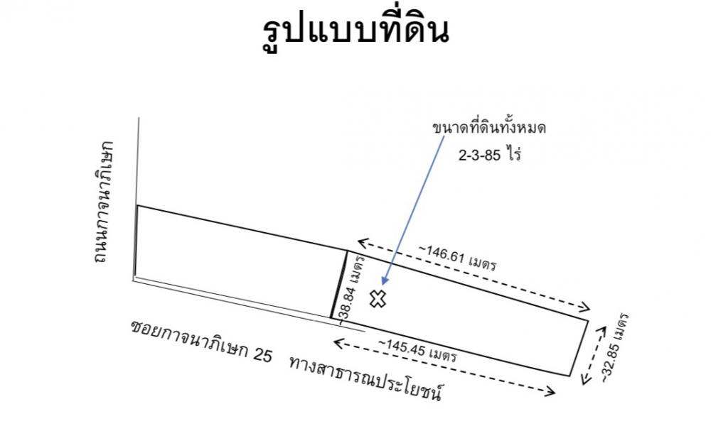 For SaleLandPattanakan, Srinakarin : 📍⚡️Empty land for sale⚡️Bangna, Kanchana Road 25, area parallel to the ring road, land 2-3-85 rai (1,185 sq m.) 40,000฿ per wah, price only 47,400,000 baht. At this price, the buyer pays the transfer fee. Just 300 meters from the main road, very close. Go