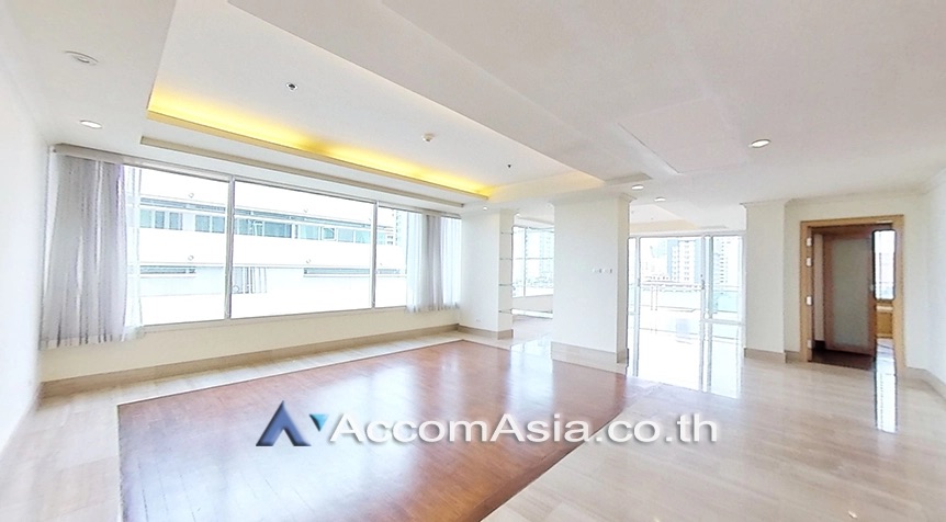 For RentCondoWitthayu, Chidlom, Langsuan, Ploenchit : 4 Bedrooms Condominium for Rent in Ploenchit, Bangkok near BTS Ratchadamri at Baan Ratchadamri (1519293)