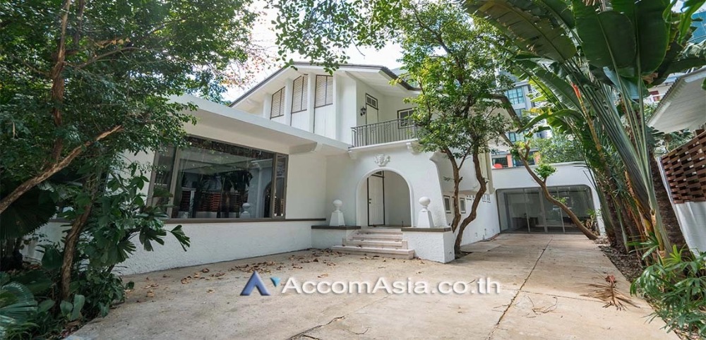 For RentHouseWitthayu, Chidlom, Langsuan, Ploenchit : 3 Bedrooms House for Rent in Ploenchit, Bangkok near BTS Chitlom (1712341)