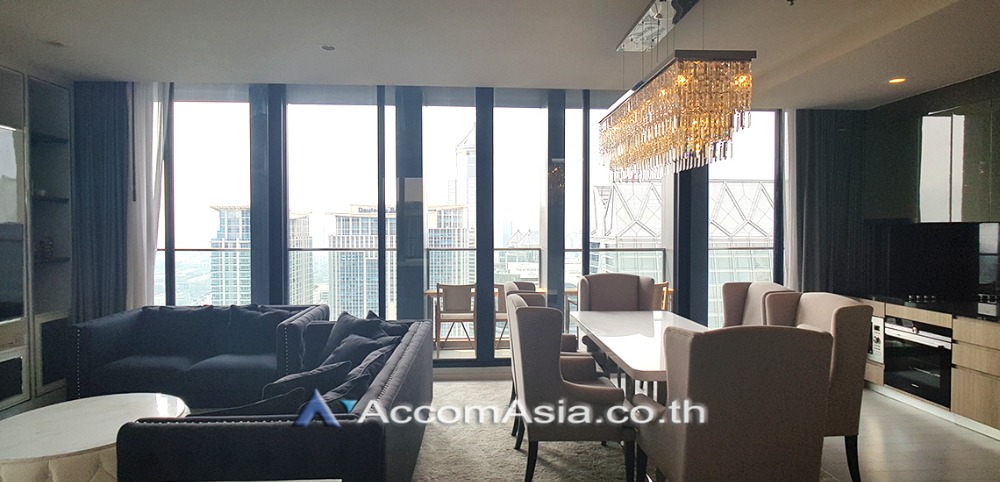 For RentCondoWitthayu, Chidlom, Langsuan, Ploenchit : Duplex Condo | 3 Bedrooms Condominium for Rent in Ploenchit, Bangkok near BTS Ploenchit at Noble Ploenchit (AA21746)