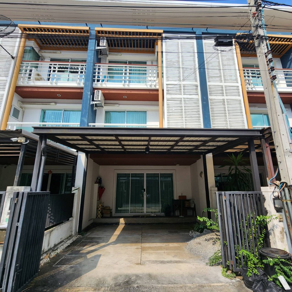 For SaleTownhouseVipawadee, Don Mueang, Lak Si : 📣 Urgent sale, 3-story townhome “Chuan Chuen Modus Vibhavadi Project“ 3 bedrooms, 3 bathrooms, 2 parking spaces, good location.