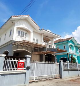 For SaleHouseSamut Prakan,Samrong : 2-story detached house, Kittana Nakhon Village, area 56.2 square meters.