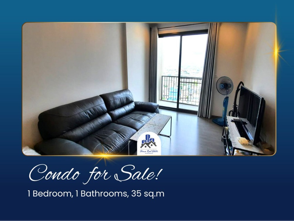 For SaleCondoWongwianyai, Charoennakor : [Sale] 🏬 Condo for sale in Nye by Sansiri, 1 Bedroom