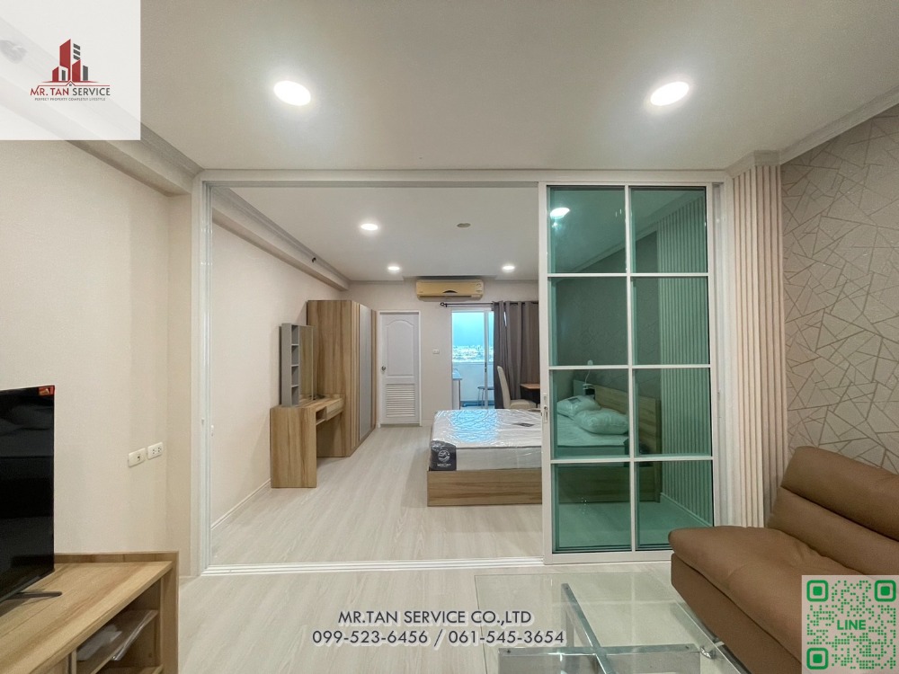 For RentCondoPattanakan, Srinakarin : Condo for rent, Supalai Park Srinakarin, every piece of new furniture. Ready to move in