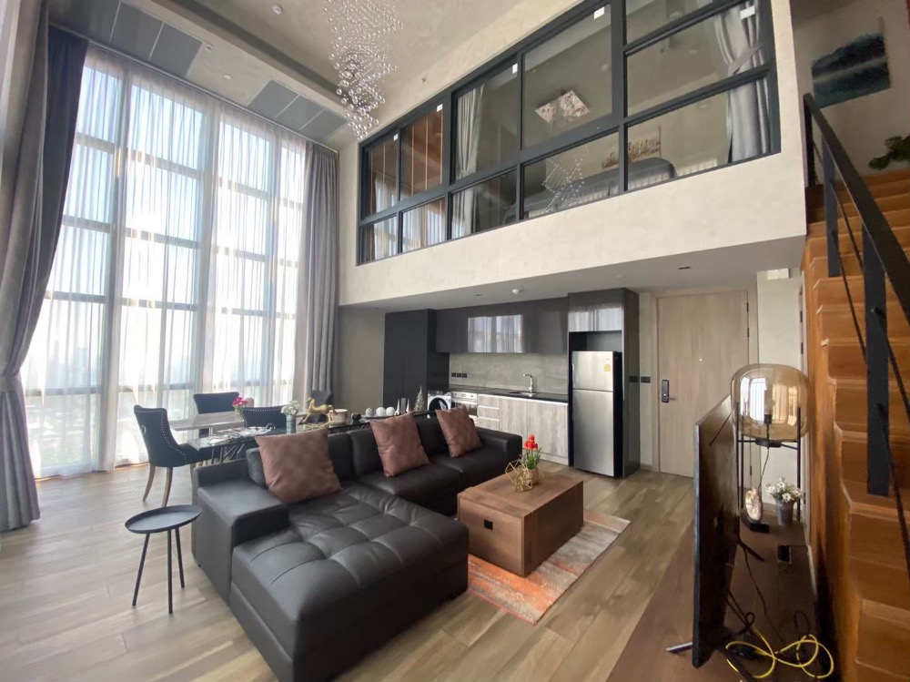 For RentCondoSukhumvit, Asoke, Thonglor : 📌For RENT | The Lofts Asoke - 1BR Duplex (76sqm) 70,000 THB