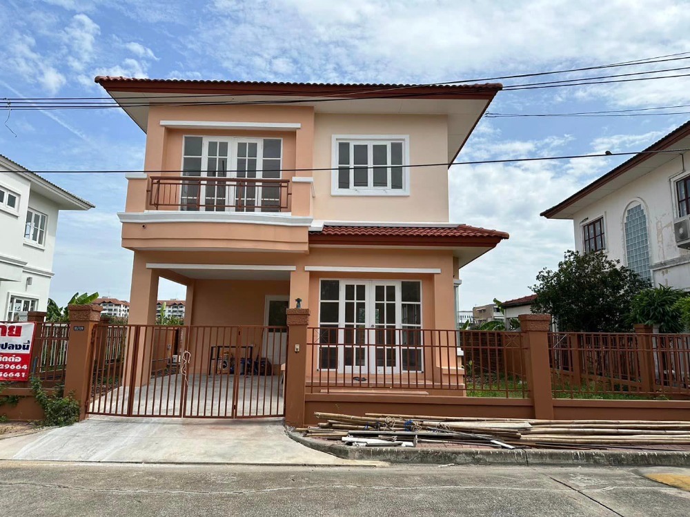 For SaleHousePathum Thani,Rangsit, Thammasat : Single house for sale and rent Parichat Village, Rangsit, Khlong 4