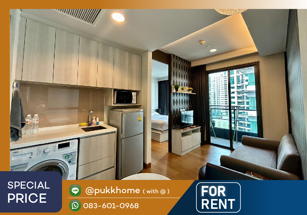 ให้เช่าคอนโดสุขุมวิท อโศก ทองหล่อ : The Lumpini 24 . ห้องจริงเเต่งสวยตามรูป ✨ Fully Furnished ✨📞 Line : @pukkhome (with @)