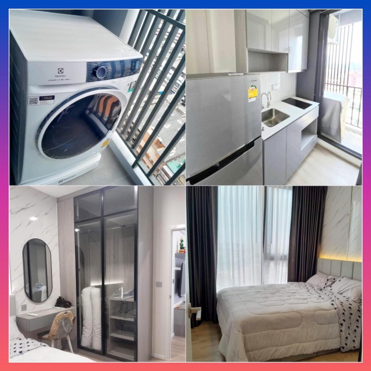 For RentCondoRamkhamhaeng, Hua Mak : Modiz Rhyme Ramkhamhang Modiz Rhyme Ramkhamhang Condo for rent near Rama 9 Intersection, Hua Mak, Sukhumvit.