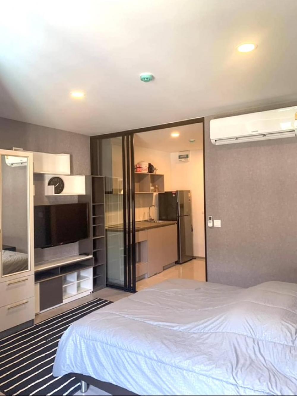 For RentCondoOnnut, Udomsuk : ★ Aspire Sukhumvit-onnut ★ 27 sq m., 5th floor (1bedroom), near Bts On Nut ★ near Sukhumvit Road and expressway ★ complete electrical appliances ★ convenient travel