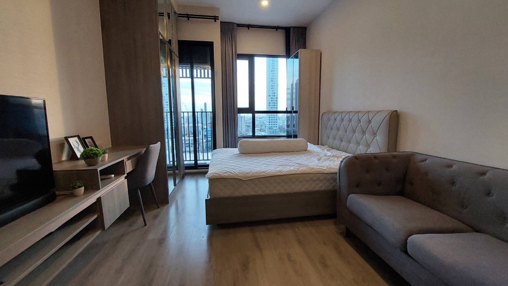 For RentCondoOnnut, Udomsuk : KnightsBridge Prime Onnut★1 bedroom, size 23 sq m., 18th floor ★near Bts On Nut ★near Big C On Nut ★ fully furnished ★ complete amenities