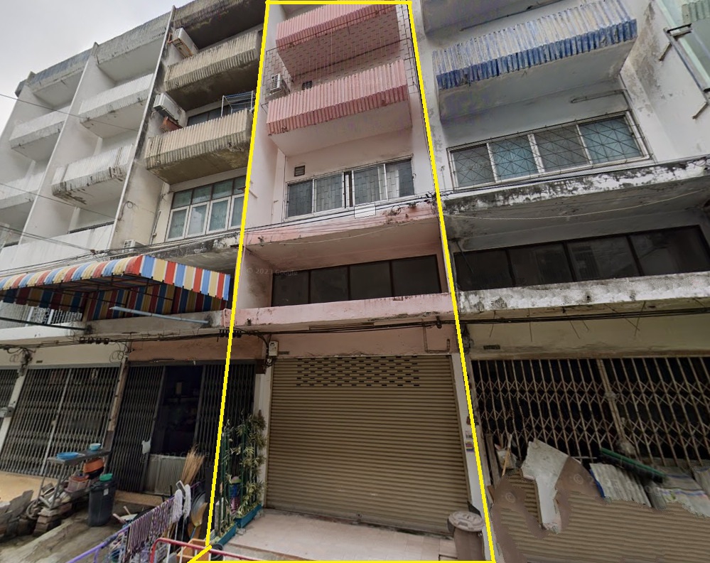 For SaleShophousePinklao, Charansanitwong : Special price! 4-storey commercial building, Soi Charansanitwong 28/7, near MRT Fai Chai 350 m.