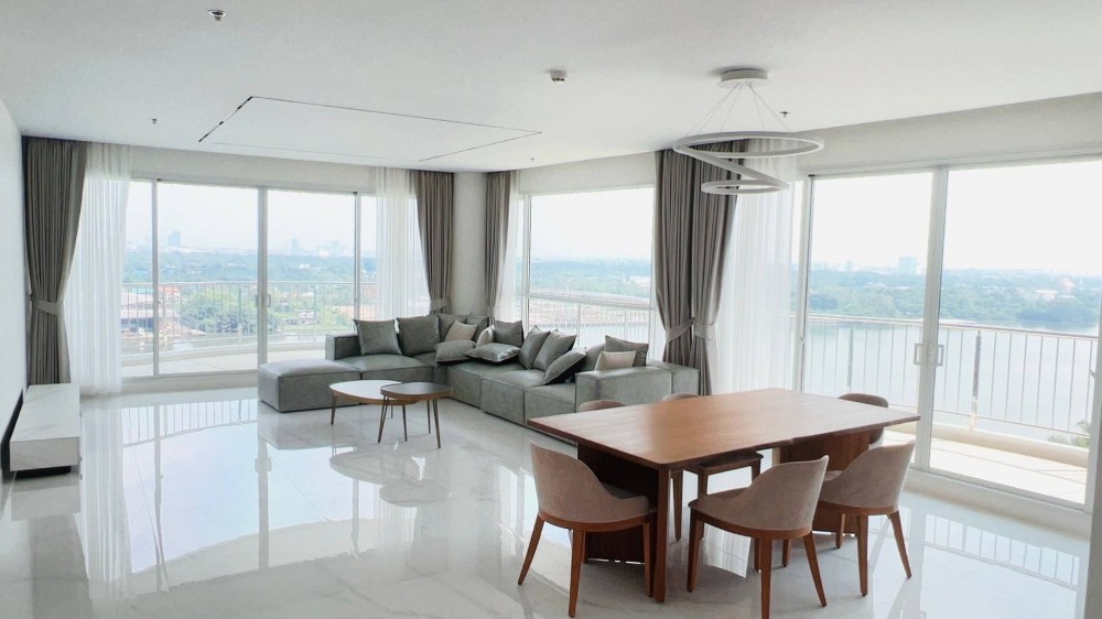 For SaleCondoRama3 (Riverside),Satupadit : ❖ Prime location ❖ 10+ Floor 283.00 sq.m. | 3 Beds Chao Phraya river view | Near Terminal 21 on Rama 3 7 mins.