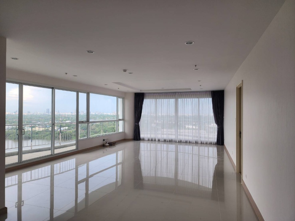 For SaleCondoRama3 (Riverside),Satupadit : ♢ Unfinished ♢ 15+ Floor 294.22 sq.m. | 3 Beds Chao Phraya river view | Luxury style | Near Terminal 21 on Rama 3 7 mins.