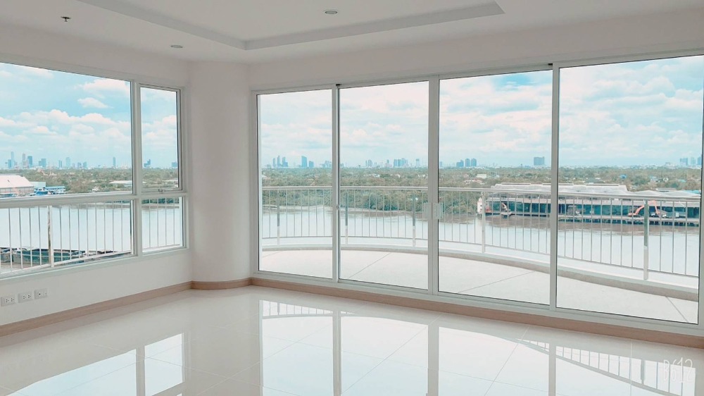 For SaleCondoRama3 (Riverside),Satupadit : ♦ Unfinished ♦ 15+ Floor 283.00 sq.m. | 3 Bedrooms Chao Phraya river view | Luxury style | Near Terminal 21 on Rama 3 7 mins.