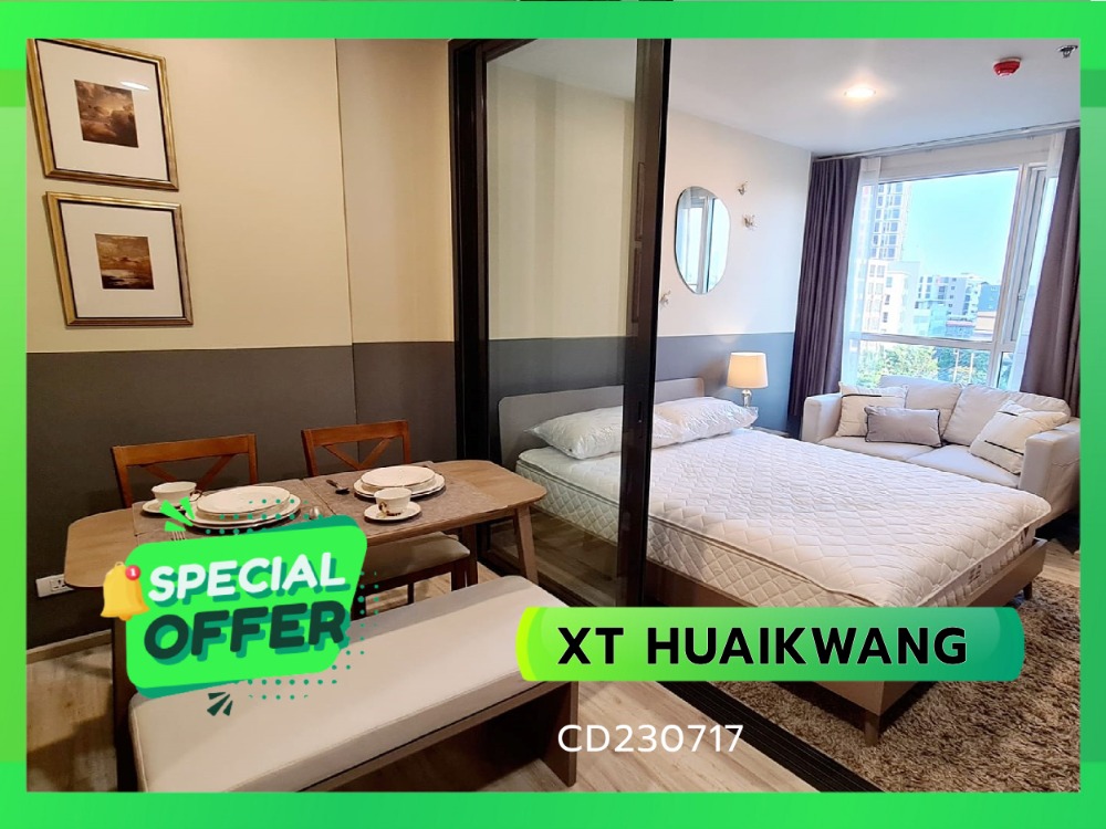 For SaleCondoRatchadapisek, Huaikwang, Suttisan : XT HUAIKHWANG. Located only 75 Metres from MRT Huai Khwang