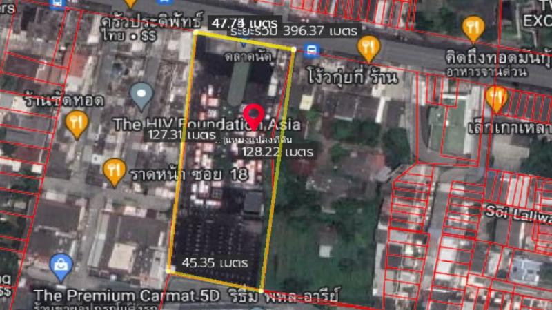 ขายที่ดินสะพานควาย จตุจักร : ขายที่ดินติดถนนประดิพัทธ์ ขนาด 3-2-17.0 ไร่ ราคา 796 ล้านบาท