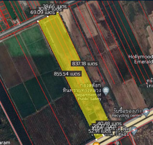 For SaleLandAyutthaya : Land For Sale in Wang Noi, Phra Nakhon Si Ayutthaya 72-0-22.0 rai