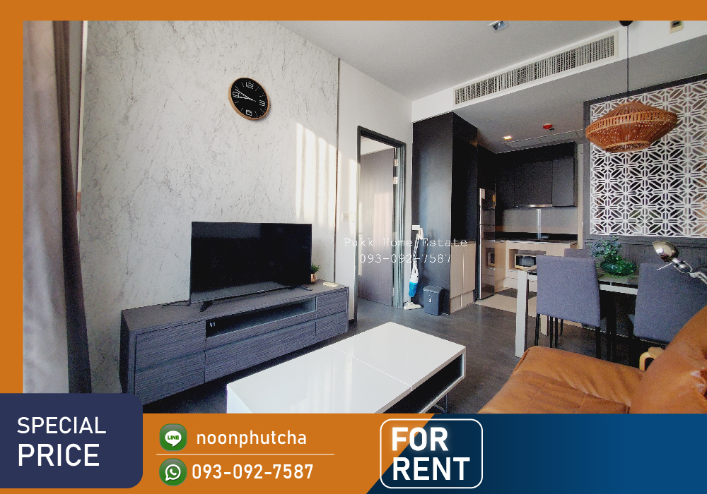 For RentCondoSukhumvit, Asoke, Thonglor : Edge Sukhumvit 23 / size 43 sq m. Decorated room ready to move in.