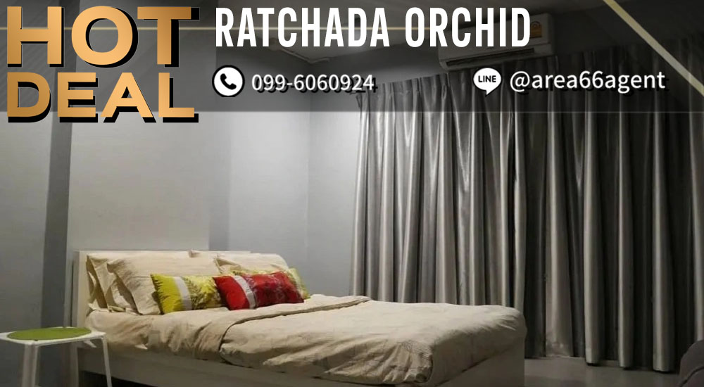 For SaleCondoRatchadapisek, Huaikwang, Suttisan : 🔥For sale!! Ratchada Orchid Condo