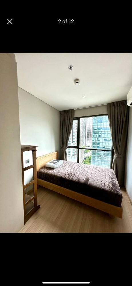 For RentCondoRama9, Petchburi, RCA : ★ Lumpini suite Phetchaburi-Makkasan ★ 41 sq m., 16th floor (2 bedroom, 1 bathroom), ★ near Airport Link Makkasan, Bts Asoke ★ near SWU ★ many amenities ★ Complete electrical appliances