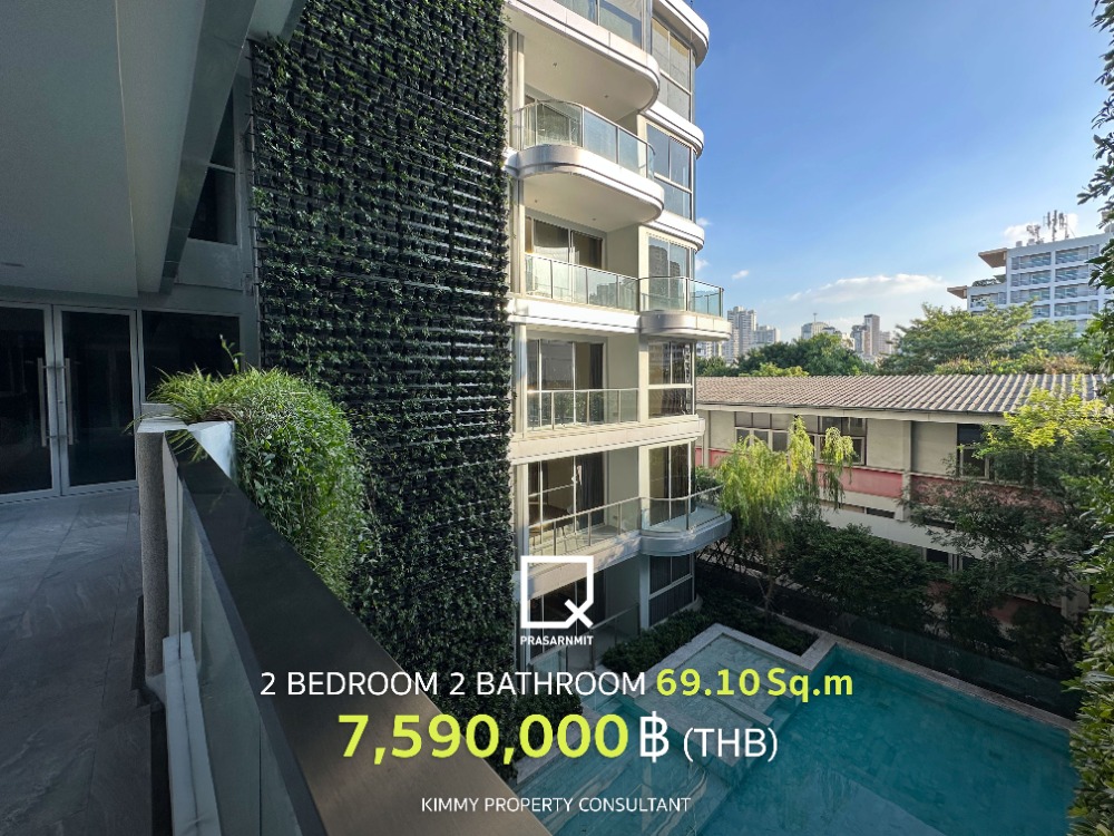 For SaleCondoSukhumvit, Asoke, Thonglor : Q Prasarnmit - two bedrooms, latest updated promotion price from Ananda, buy directly from project sales 093-962-5994 (Kim)