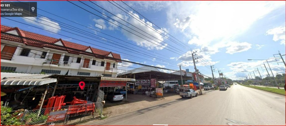 For SaleShophouseNan : 2-story commercial building for sale near Krungthai Bank, Wiang Sa District, Nan Province (N.796)