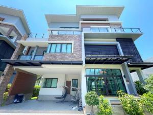 For SaleHouseNakhon Pathom : 🌈3-story detached house, modern style  The Shelter Phetkasem-Om Yai 198 sq m ⚡️