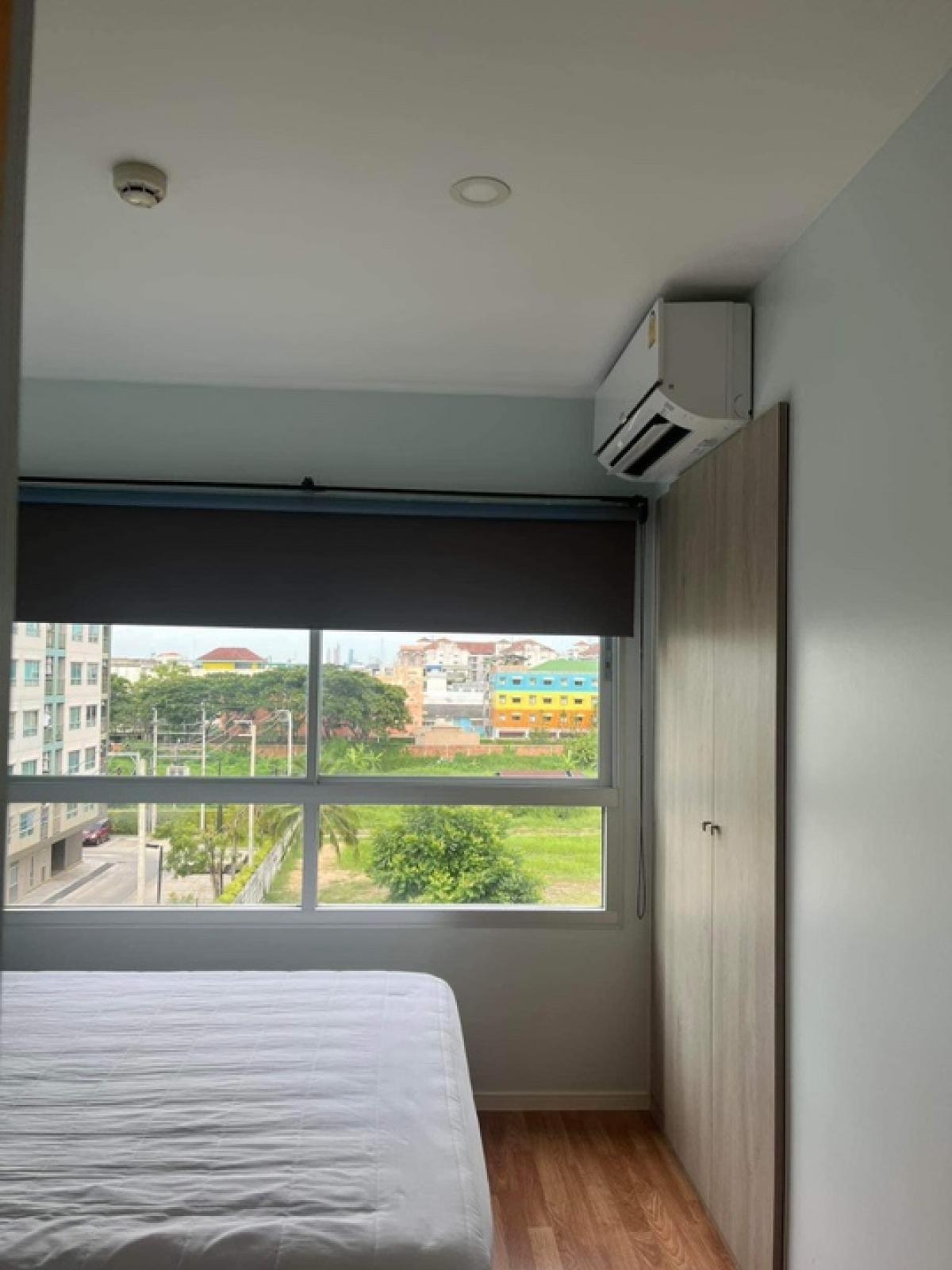 For RentCondoBang kae, Phetkasem : 💥Reservation canceled ... Hurry!!! Lumpini Ville Ratchaphruek-Bang Waek, Building C, large room, 26 sq m., east side, open view, corner room, headboard wall not connected to other rooms, has air conditioner, TV, two-door refrigerator, water heater, microw