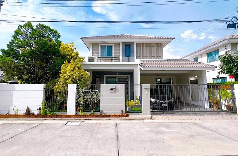 For SaleHousePattaya, Bangsaen, Chonburi : Single house for sale, corner house, Grand Valley Village, location Bang Saen - Liang Nong Mon.