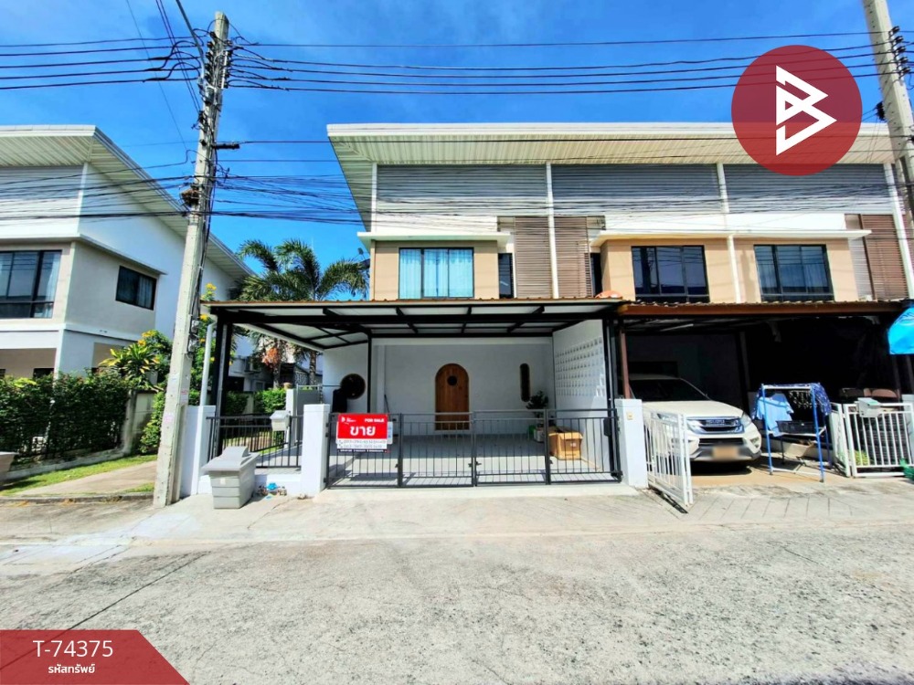 For SaleHouseBangna, Bearing, Lasalle : Townhouse for sale Modi Villa Village, Bangna, Samut Prakan