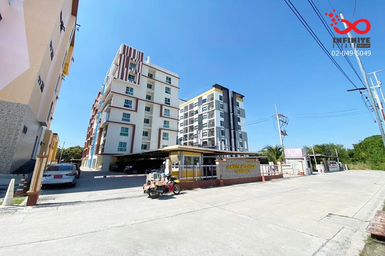 For SaleCondoPathum Thani,Rangsit, Thammasat : Condo for sale, Amata Miracle Condominium, 6th floor.