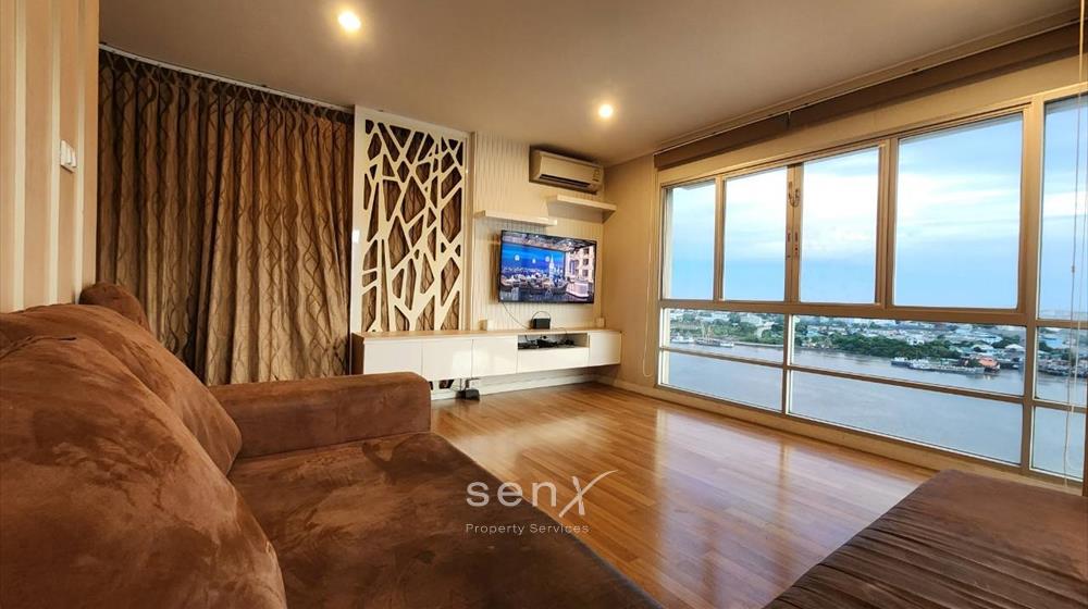 For SaleCondoRama3 (Riverside),Satupadit : Condo for sale, Lumpini Park Riverside-Rama 3, High floor, River view