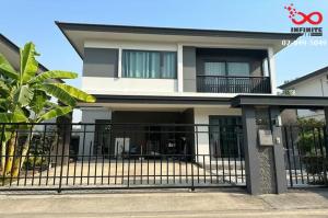 For SaleHouseBangna, Bearing, Lasalle : 2-story detached house for sale, Grand Britannia Bangna KM.12, Bangna-Trad-Theparak Road)