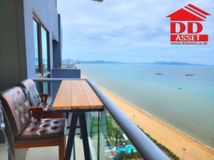 For SaleCondoPattaya, Bangsaen, Chonburi : Condo for sale, AERAS Pattaya (AERAS PATTAYA), next to Jomtien Beach, PANORAMA view, code C8006.