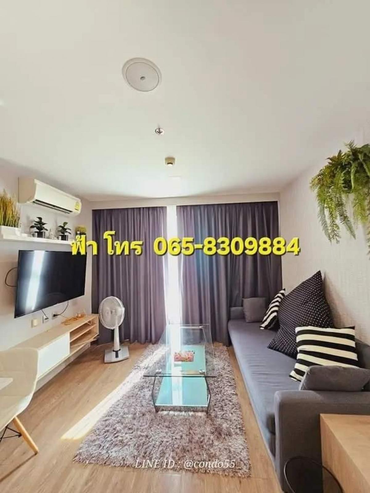 For RentCondoVipawadee, Don Mueang, Lak Si : Condo Episode 2, 2 bedrooms, interested in renting, call 095-830-9884 LINE ID @condo55