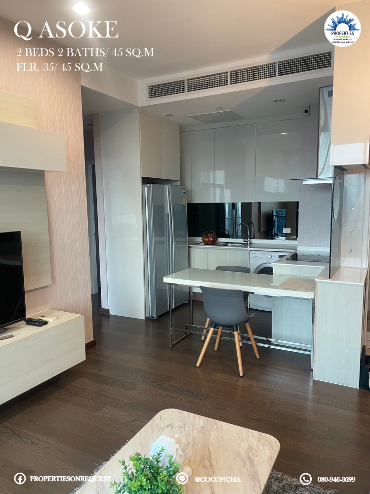 For RentCondoWitthayu, Chidlom, Langsuan, Ploenchit : 📢 Luxury condo for rent, city view..2 bedrooms, Q Langsuan project, opposite Velaa Langsuan Community Mall, location in the heart of the city. Surrounded by luxury hotels Near Chidlom Department Store, BTS (area over 100 sq m.)📌(Property number: COC009)