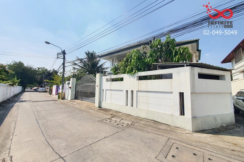 For SaleHouseChaengwatana, Muangthong : 2-story detached house for sale, 80.4 square meters, Si Rat Expressway. Ngamwongwan Road Soi Ngamwongwan 18