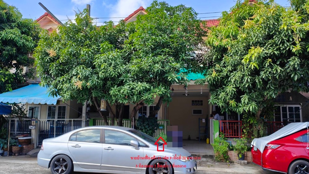 For SaleTownhouseSamut Prakan,Samrong : Townhome for sale, Fueangfa Village 11, Phase 9, Soi Mangkorn, Phraeksa Road, Phraeksa Mai, Mueang, Samut Prakan.