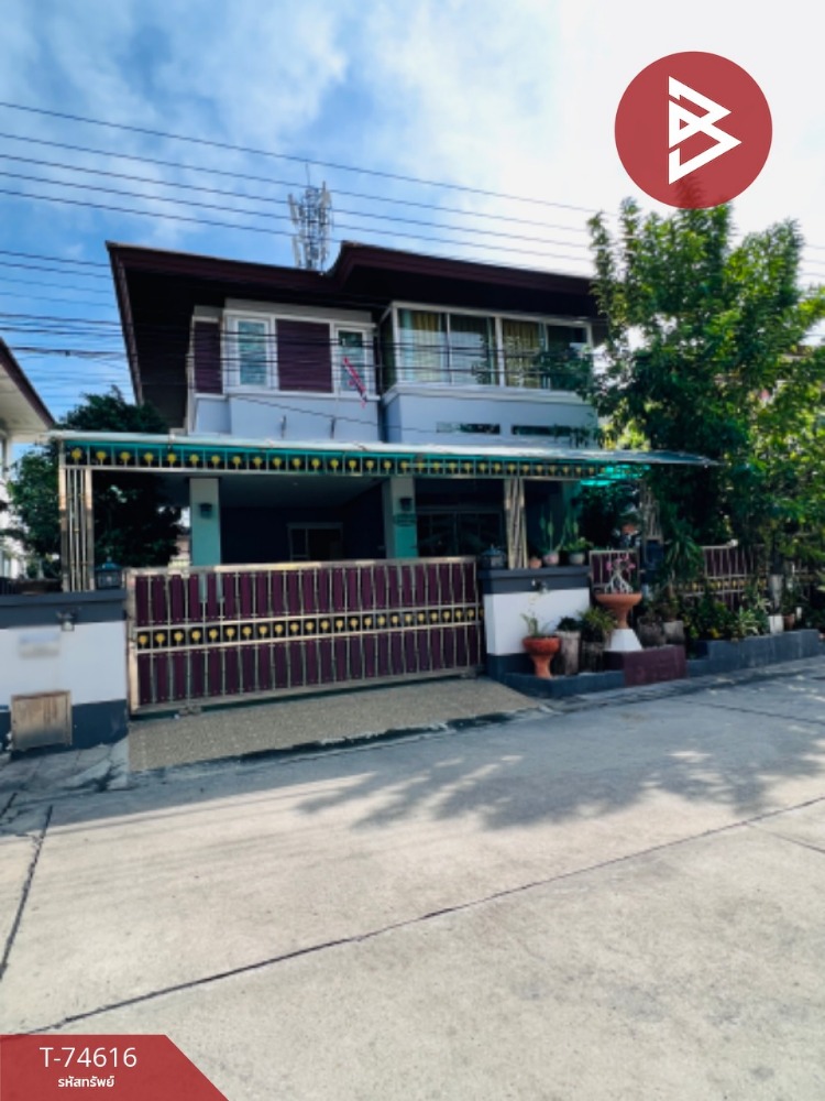 For SaleHouseSamut Prakan,Samrong : Single house for sale Ruean Luang Parkville Village, Thepharak, Samut Prakan