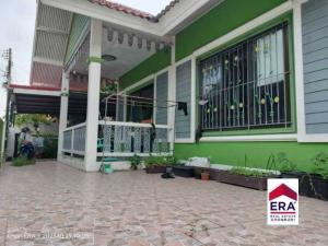 For SaleHousePattaya, Bangsaen, Chonburi : L080489 Single-storey detached house for sale. Thai House Village, 3 bedrooms, 2 bathrooms, Chonburi