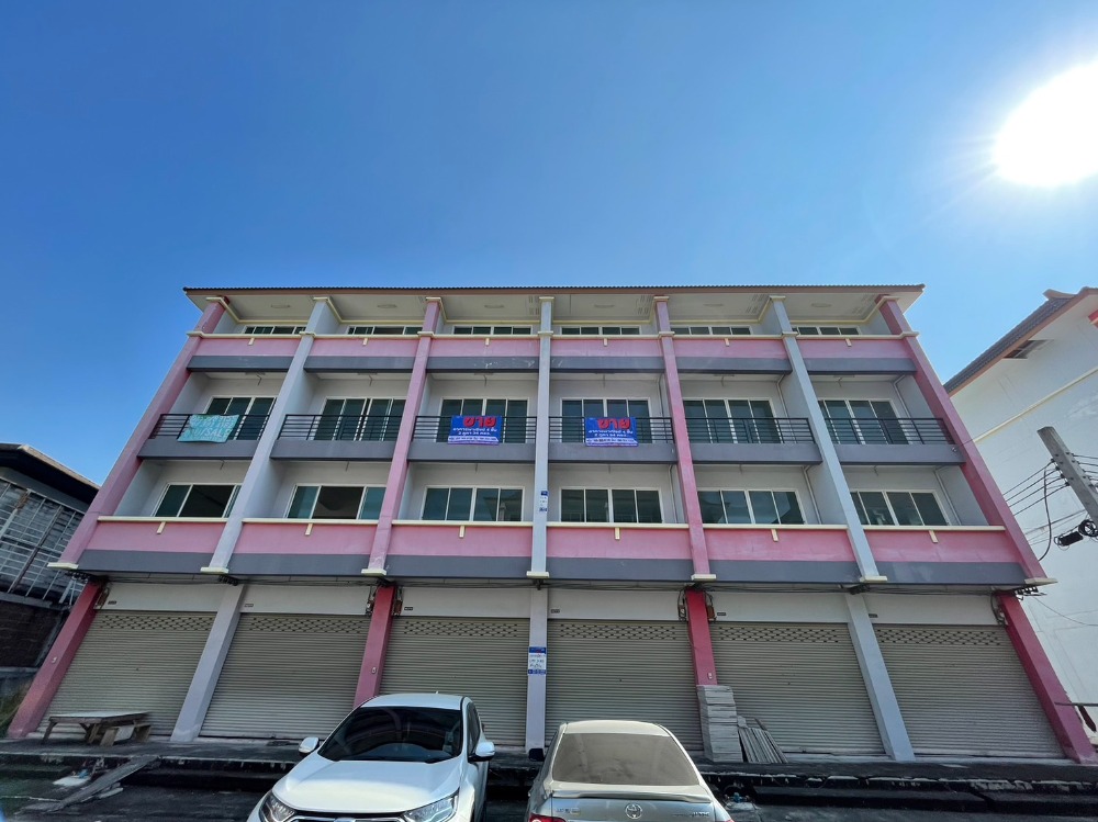 For SaleShophouseThaphra, Talat Phlu, Wutthakat : Commercial building for sale, 4 floors, 2 units, Sampeng 2