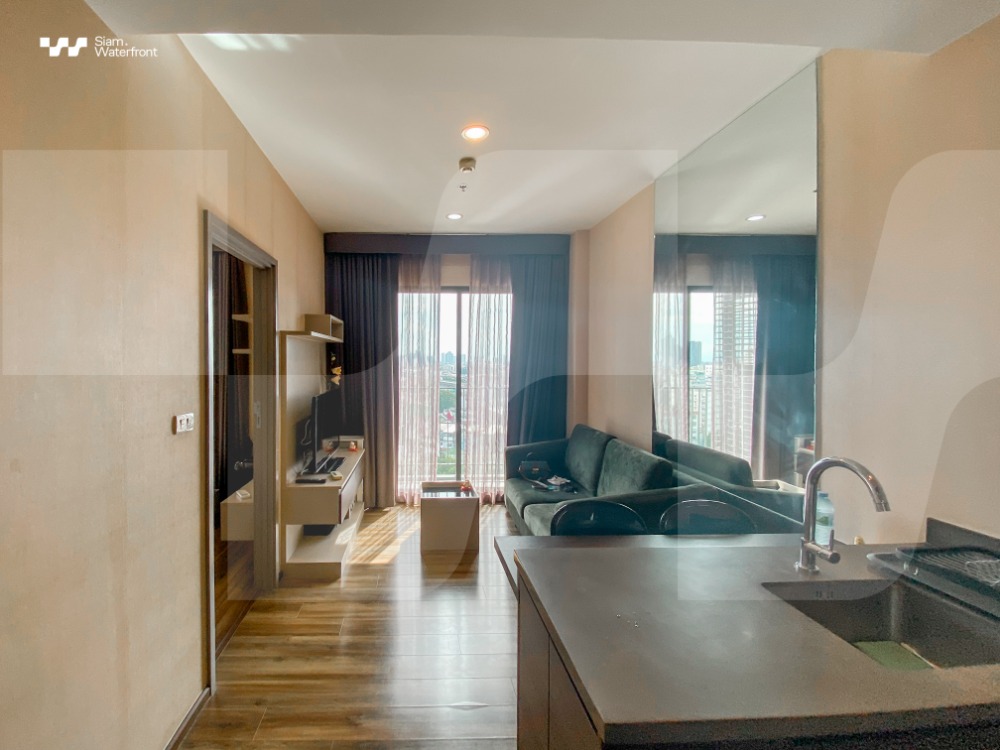 For SaleCondoWongwianyai, Charoennakor : 🔥Urgent sale, lower than market🔥 Teal Sathorn-Taksin, 1 bedroom, 30.59 sq m, 12th floor, Fully Furnished, near BTS Wongwian Yai.