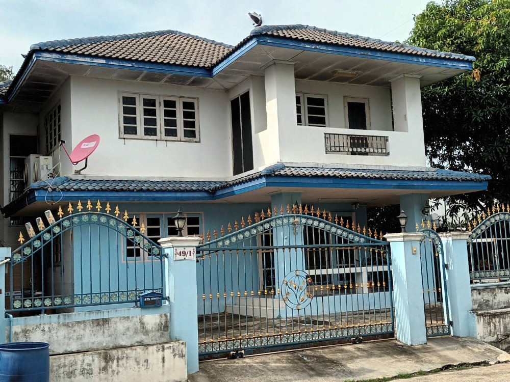 For SaleHousePathum Thani,Rangsit, Thammasat : 2-story detached house for sale, size 75 square meters, Rangsit-Nakhon Nayok 70, Bueng Yitho, Thanyaburi, Pathum Thani, 5 bedrooms, 2 large bathrooms.