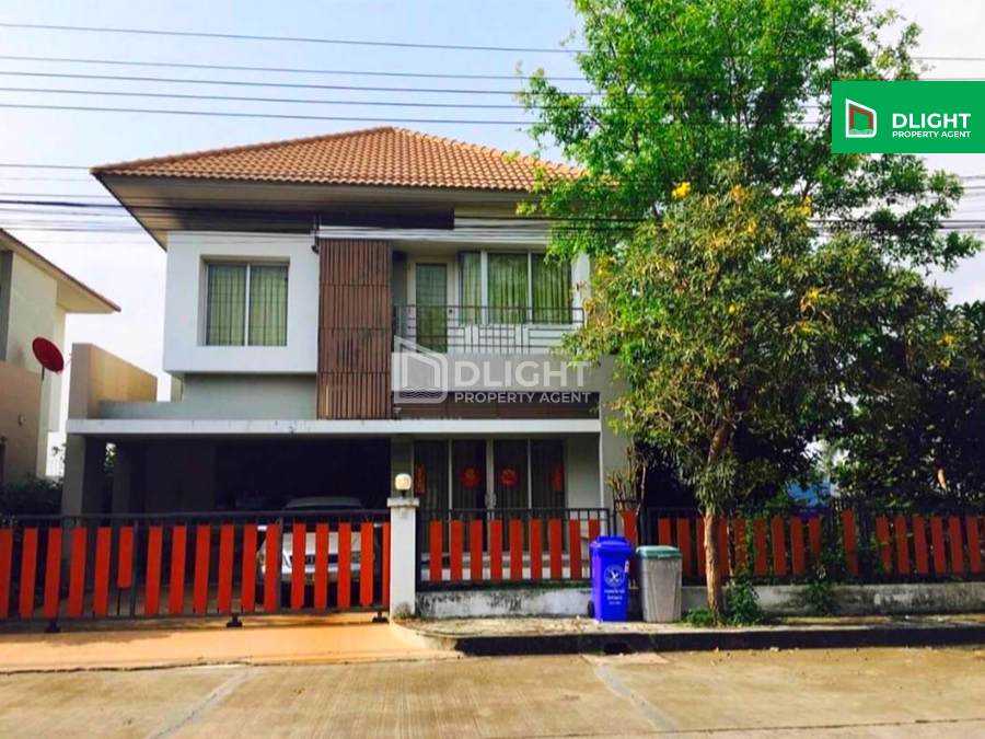 For SaleHouseSamut Prakan,Samrong : Single house Rasika Theparak Phraeksa Mai 84.9 sq m. Price 6.9 million baht, 3 bedrooms, 3 bathrooms, corner house.