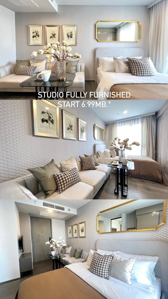 For SaleCondoKhlongtoei, Kluaynamthai : Special promotion, fully furnished condo, close to Chula, only 2 stations 🔥 COCO PARC STUDIO condo, 26 sq m., 0 meters from the MRT, free common areas, 2-5 years, special