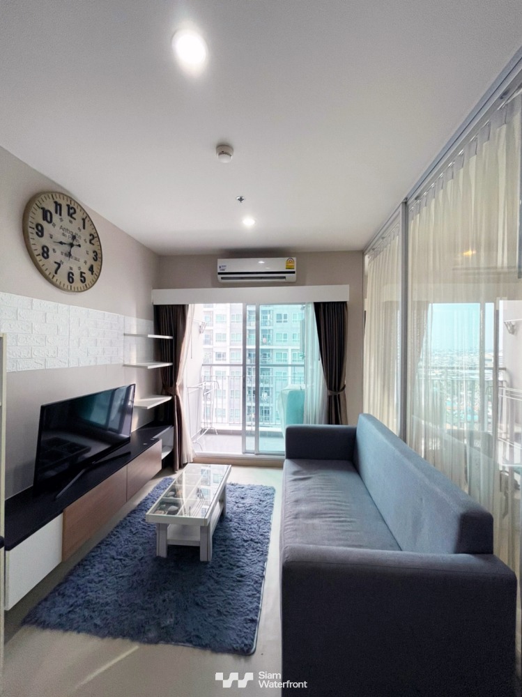 For SaleCondoThaphra, Talat Phlu, Wutthakat : 🔥Urgent sale, lower than market🔥 The Tempo Grand Sathorn-Wutthakat, 1 bedroom, 31sqm, Floor 12A, Building B, swimming pool view, Fully Furnished, next to BTS Wutthakat.